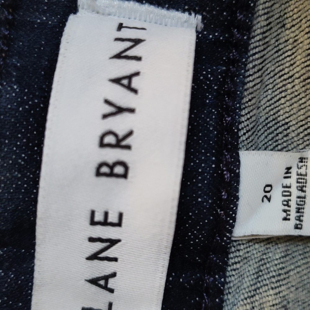 Lane Bryant Women's Distressed Blue Jeans - Picture 3 of 6